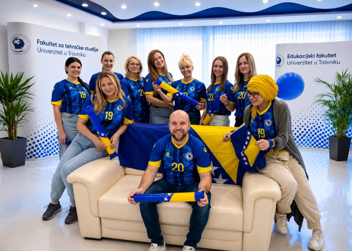 Promotivni tim Edukacijskog fakulteta u prostoru fakulteta
